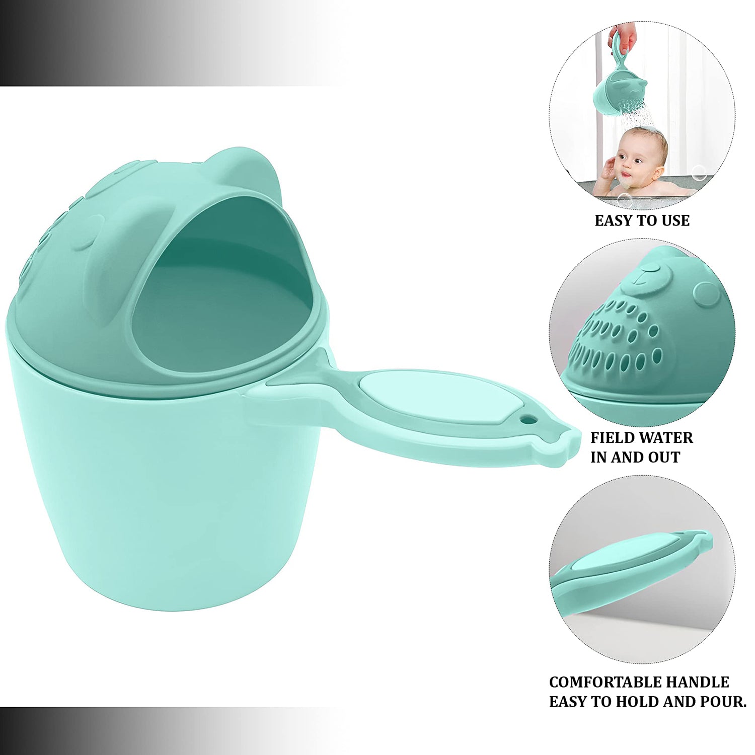 Baby Shampoo Shower Cup Safe Soft Bathing Water Scorpion Baby Bath Tumbler Hair Washing Mug Rainer Baby Shampoo Shower Cup Safe Soft Bathing Water Scorpion Baby Bath Tumbler Hair Washing Mug Rainer